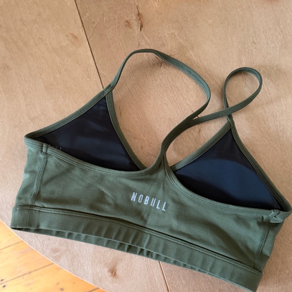 NOBULL Women's Green Sports Bra - Picture 2 of 3